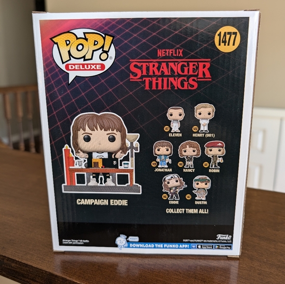 Funko POP! Deluxe Stranger Things Campaign Eddie Vinyl Figure Target Exclusive - Picture 3 of 6